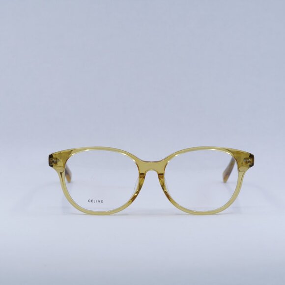 🕶️ New Celine CL50007F 039 Eyeglasses - Yellow Frame 52mm - Picture 3 of 12